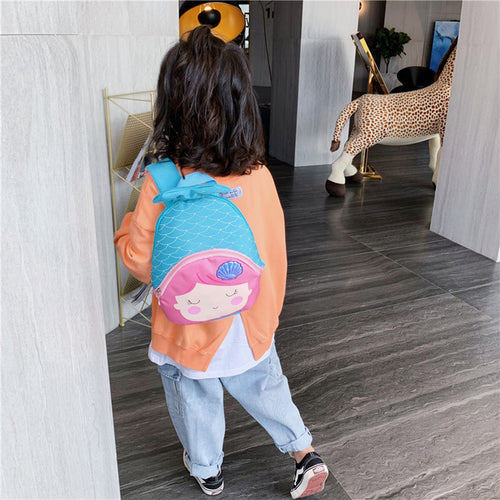 Cartoon Mini Backpack for Kids - Nylon Travel Bag for Girls