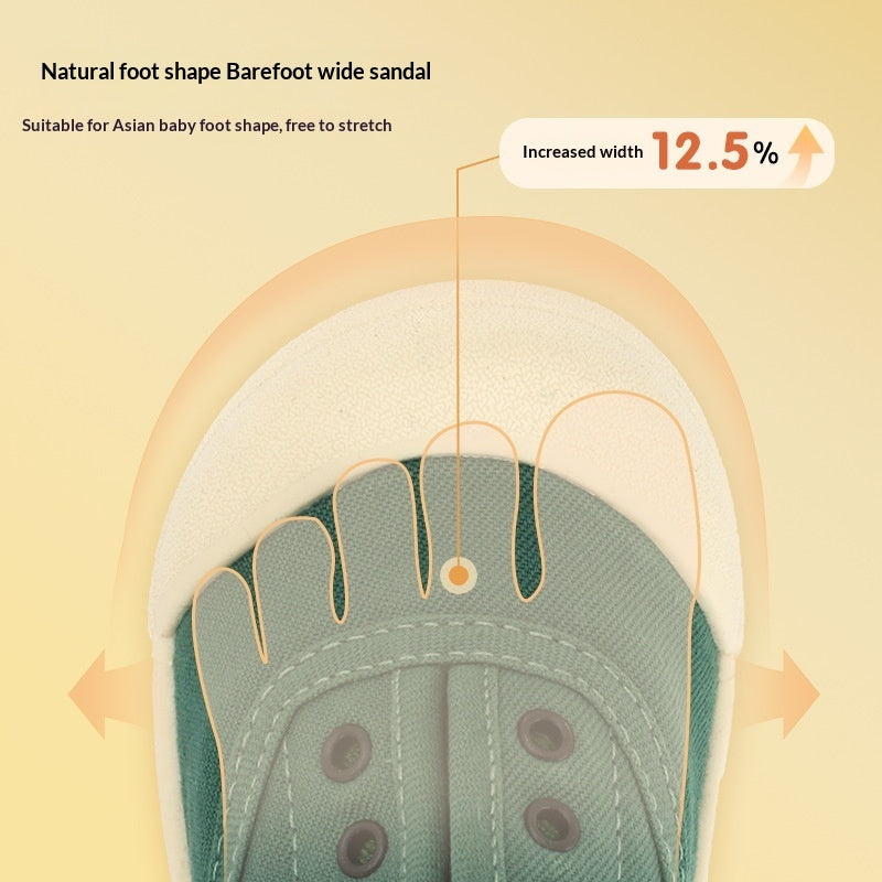 Kids’ Soft-Sole Canvas Shoes