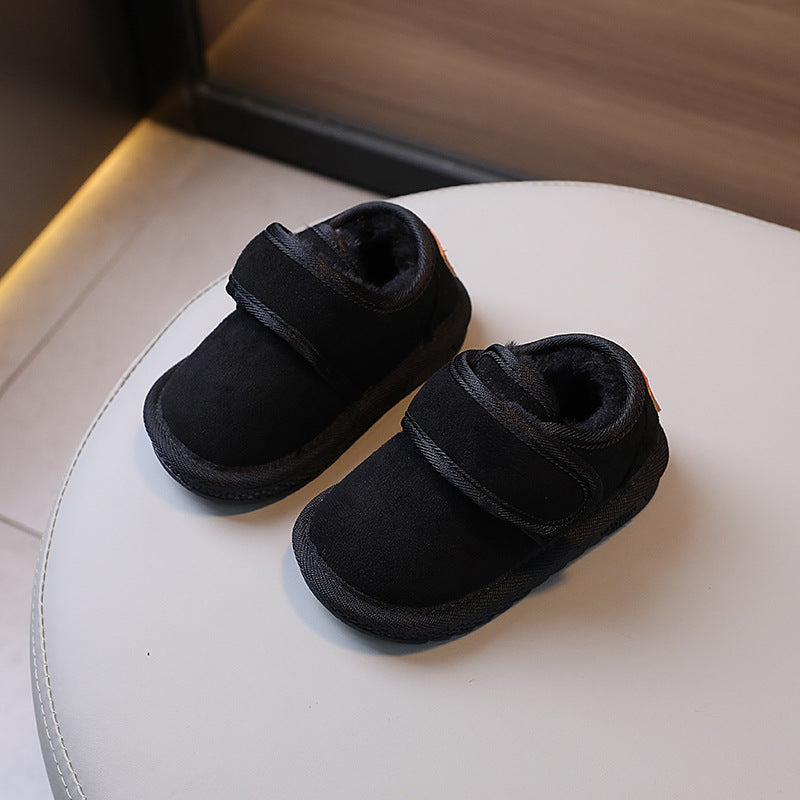 Boys Fleece-lined Cotton Boots