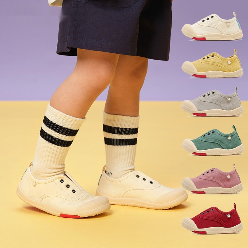 Kids’ Soft-Sole Canvas Shoes