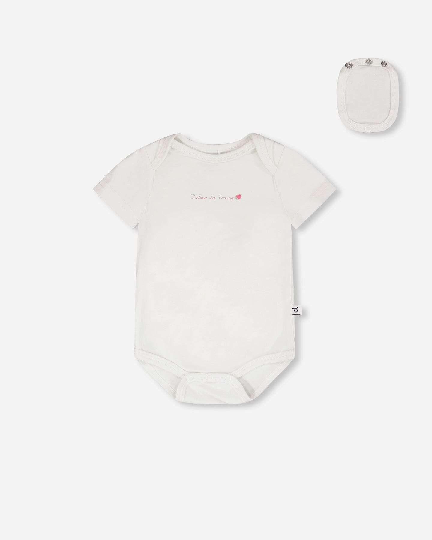 Evolutive Cotton Jersey 3 Pack Onesie White