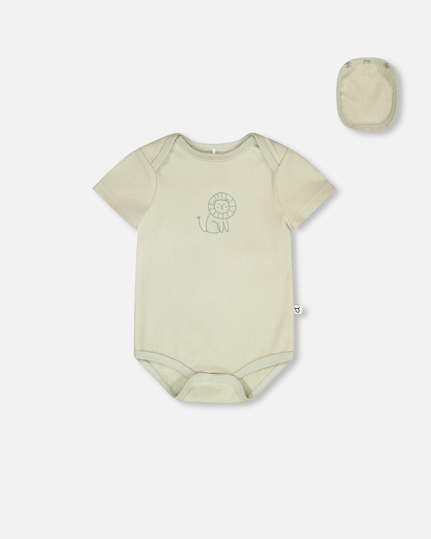 3 Pack Evolutive Organic Cotton Jersey Onesies Sage Green