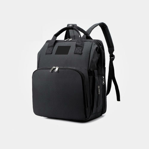 Convertible Stroller Diaper Bag with Baby Bed - 2-in-1 Travel Organizer