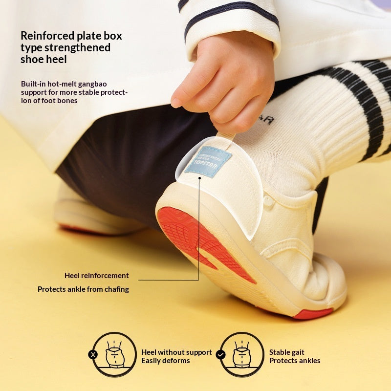 Kids’ Soft-Sole Canvas Shoes