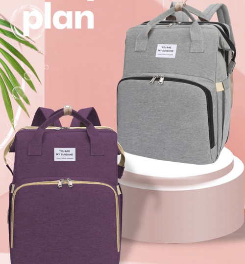 FoldAway BabyNest Backpack - Portable Baby Bed & Diaper Bag